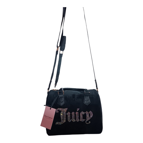 Juicy Couture Handbags - **NEW** Juicy Couture BLING Black Shoulder Bag with Ajustable Strap 💎💎🖤🖤